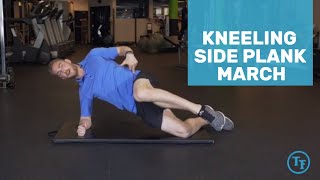 How to do a Kneeling Side Plank March