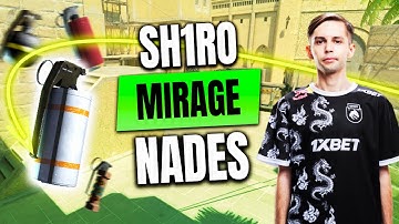 sh1ro POV Mirage Nades - Utility POV vs G2 | CS2 Esports World Cup 2024