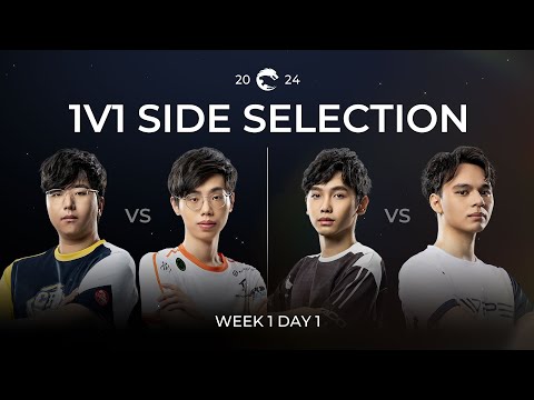 Week1 Day1 選邊權單挑賽 Side Selection Showdown｜2024 PCS SPRING