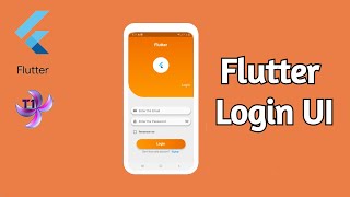 Flutter login UI || Speed code || UI design