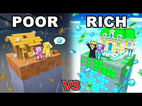 POOR CHUNK to MILLIONAIRE CHUNK Battle in Minecraft