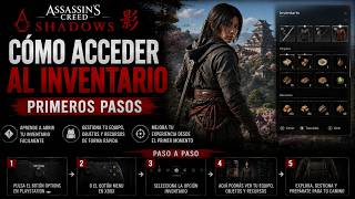 COMO ACCEDER AL INVENTARIO PRIEMROS PASOS Assassins Creed Shadows
