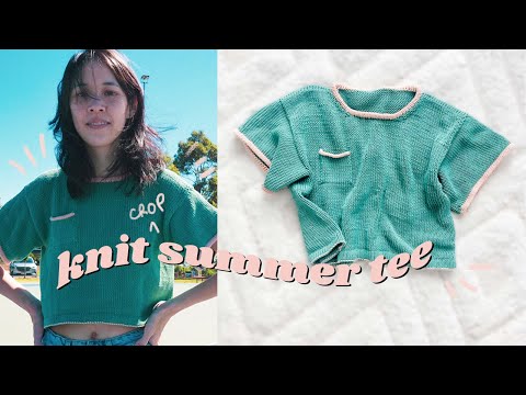 वीडियो: गर्मियों की टी-शर्ट कैसे बुनें