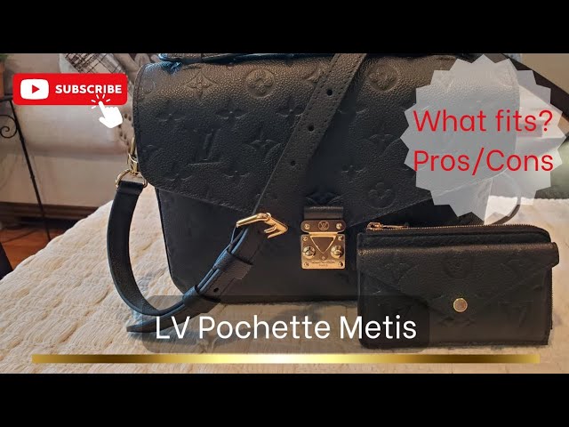 LOUIS VUITTON Empreinte Pochette Metis Black 183333