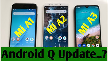 Android Q Update: mi a1, mi a2, mi a3...?