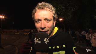 Valentino Rossi begins a new career as commentator