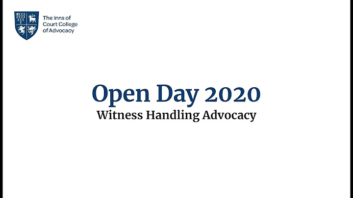 Witness Handling Advocacy (examination-in-...  & c...