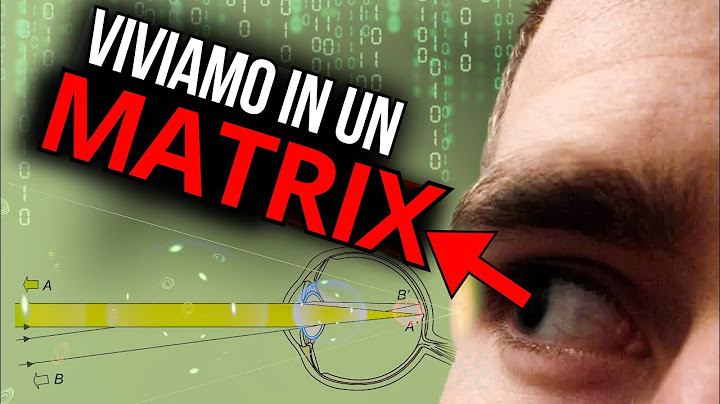 😯 Viviamo in un MATRIX