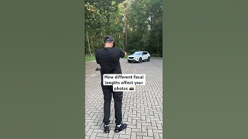 How different focal lengths change your photos! #photographytips #sonya7iii #focallength #carphoto