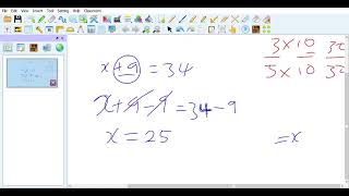 open sentence|Algebra|7th January lesson