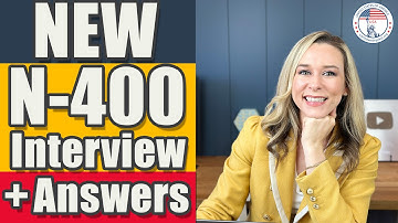 NEW N-400 Interview | N-400 Naturalization Interview | US Citizenship Interview with Answers