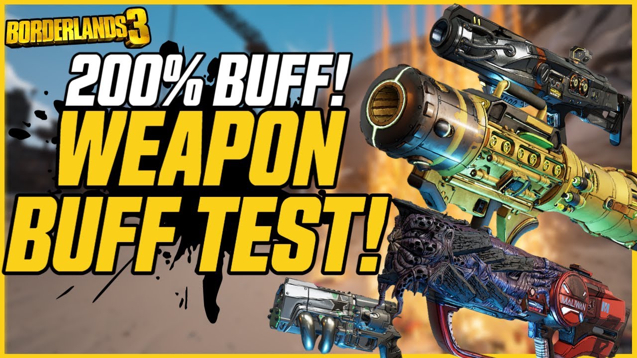 ALL BUFFS TESTED! Hive, Chandelier, Deathgrip & More (200% Buff!) // Borderlands 3 Hotfix Test