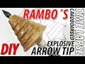 DIY Rambo`s Iconic Explosive Arrow made just from Cardboard. Full Time Lapse Sketch to Final