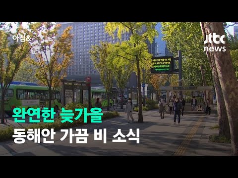 [날씨] 완연한 늦가을…동해안 가끔 비 소식 / JTBC 아침&