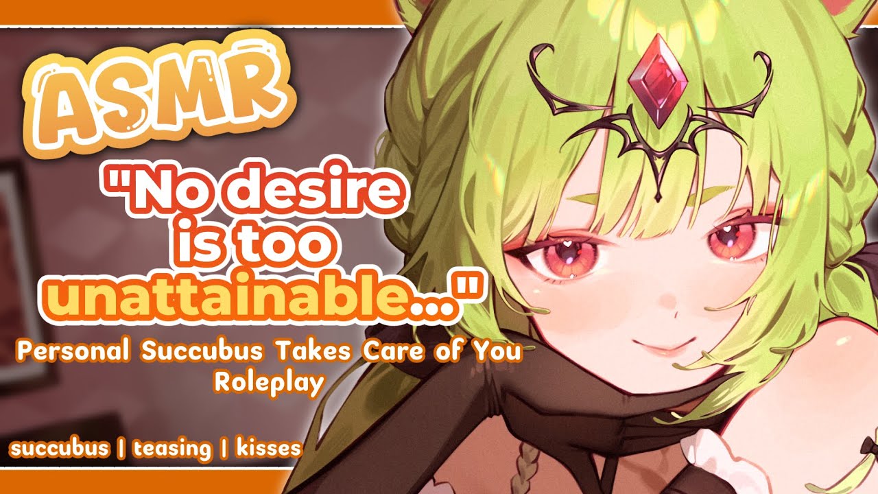 【3DIO ASMR RP】Loving Succubus Falls For You | [F4M] [Succubus] [Kisses] [Brushes] [Teasing]