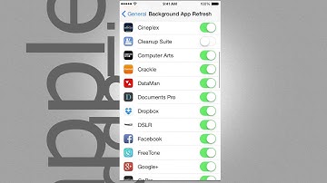 How to turn off/on Background app Refresh iPhone iPad iPod