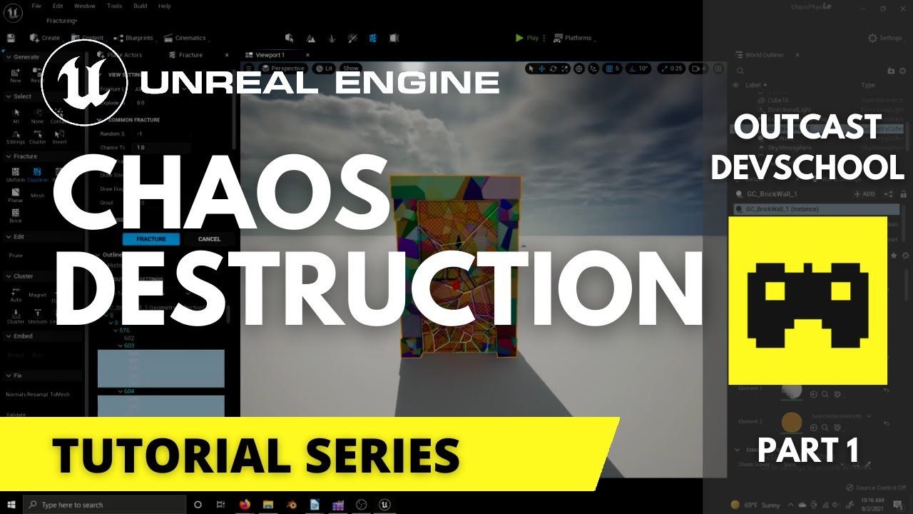 Chaos Destruction in UE5 | Part 1 | Geometry Collections - YouTube