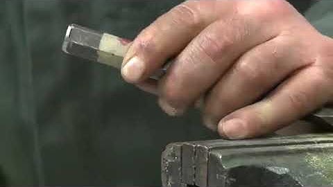 Cutting with a cold chisel
