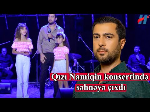 Qızı Namiq Qaraçuxurlunun konsertində səhnəyə çıxdı - VİDEO