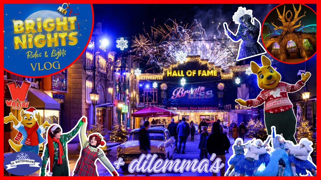 De Walibi Bright Nights Vlog De Laatste Dag +Dilemma's (2025/2026)❄⛄🎅