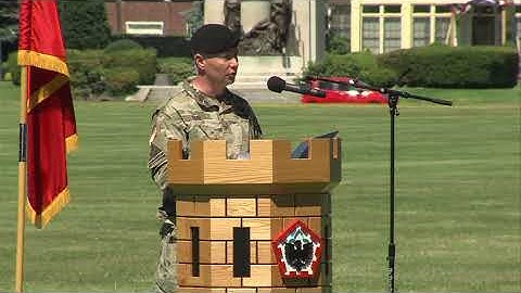555th Engineer Brigade Change of Command