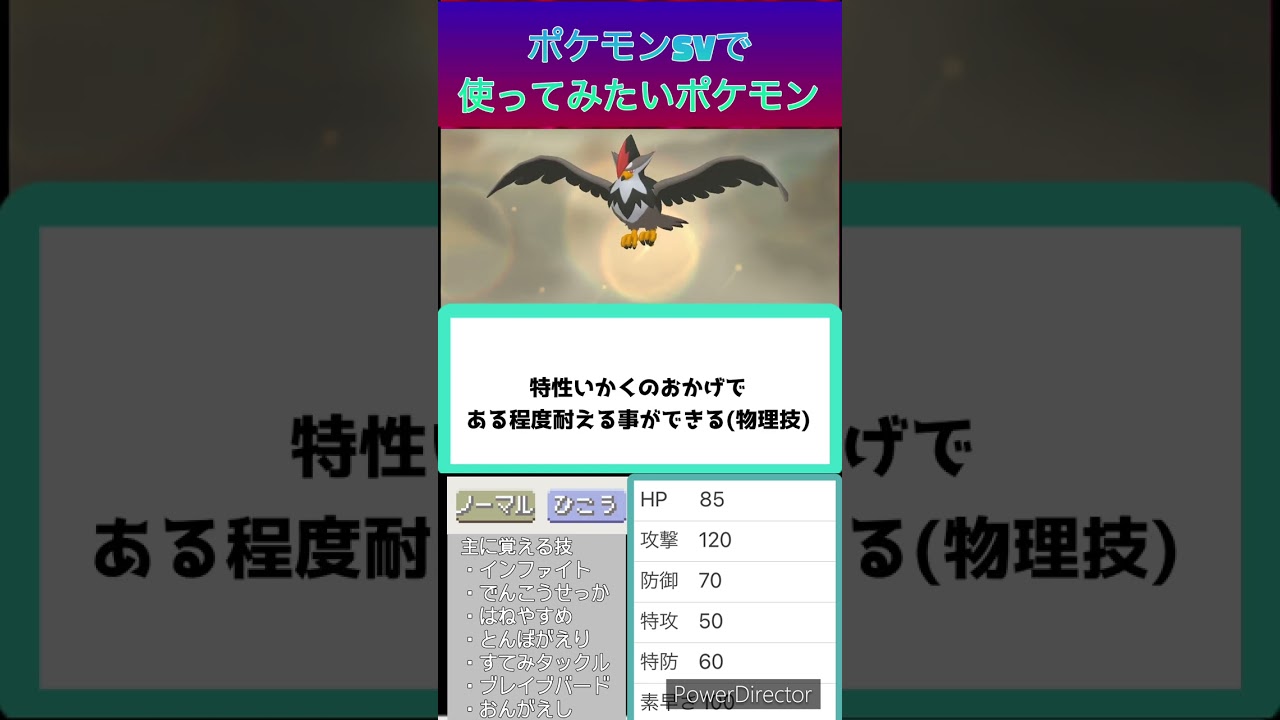 ポケモン ポケモンsvで使ってみたいポケモン ムクホーク編 Youtube