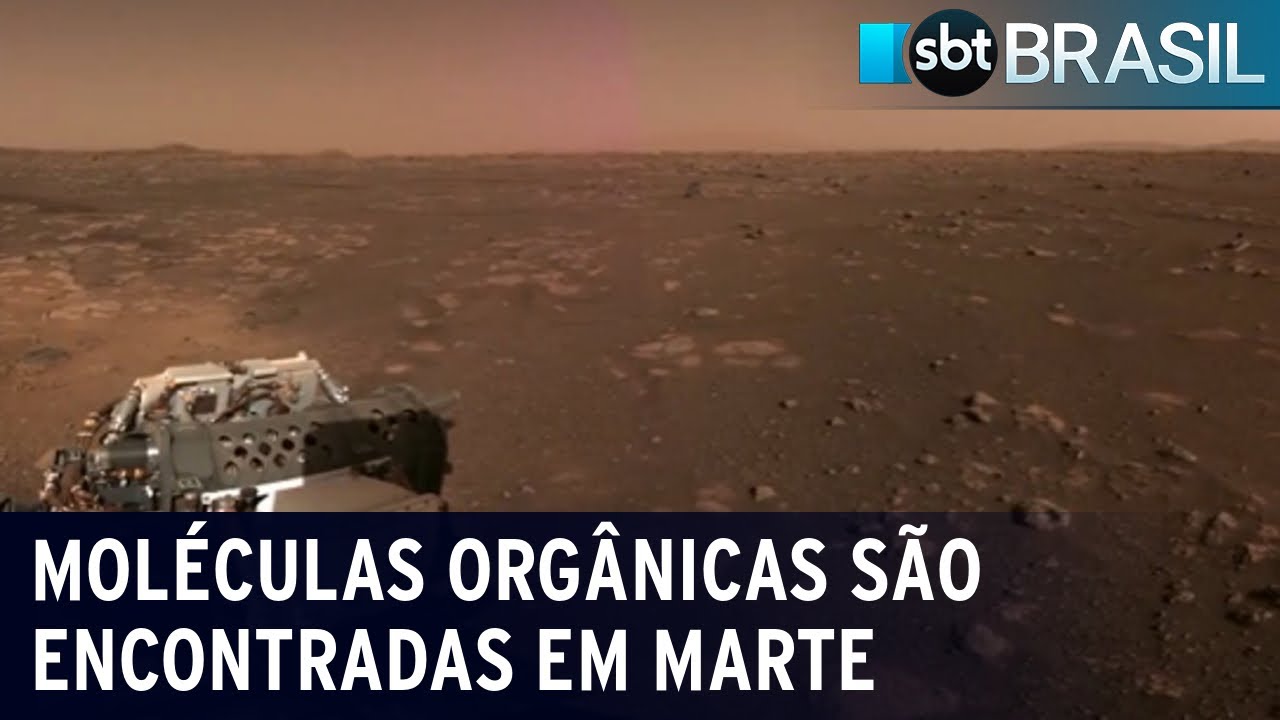 Moléculas encontradas em Marte podem indicar vida no passado no planeta | SBT Brasil (15/09/22)