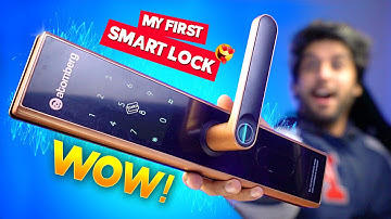 I Bought this *SMART LOCK* for My NEW HOME! ⚡️ Atomberg SL1 Smart Door Lock Review!