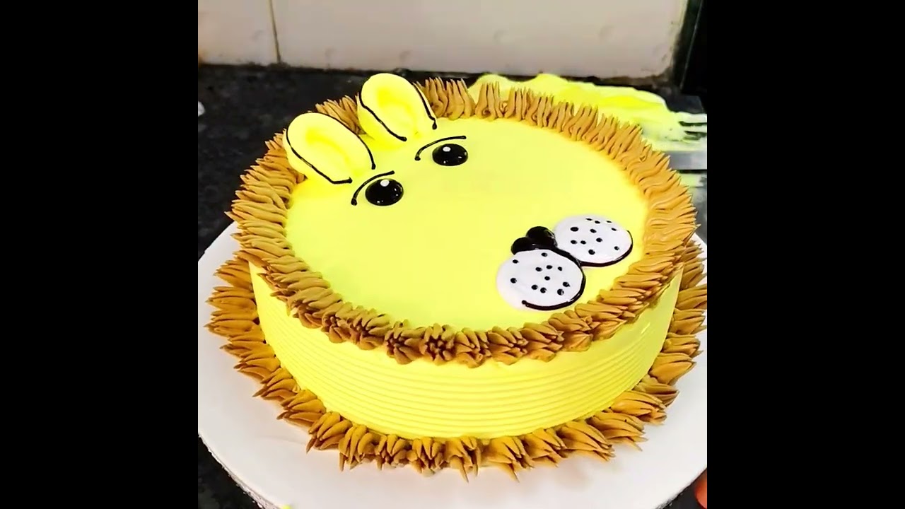 Lion Cake Design Tutorial! 🦁 Easy Pineapple Cake Decorating Ideas 