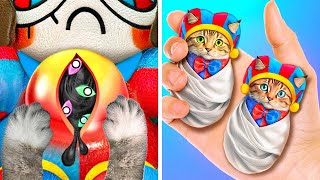 I Found Tiny Kittens Inside Pomni 🐱 *Crazy Digital Circus Crafts ASMR*