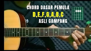 TUTORIAL CHORD DASAR ( D E F G A B C )