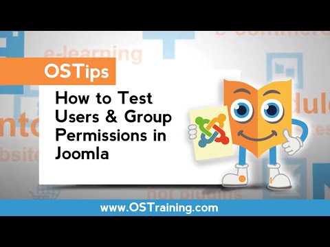 How To Test Users and Group Permissions in Joomla