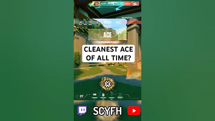 Cleanest ACE with NEW Champions 2025 Vandal! #valorant #shorts