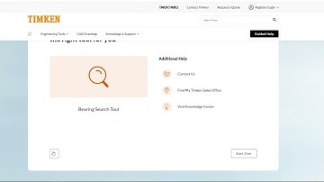 Timken Online Engineering Tools: Guided Help