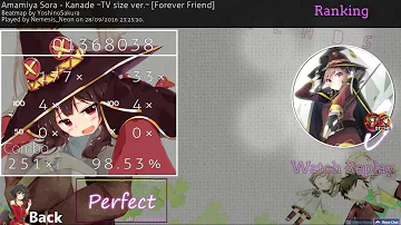 Amamiya Sora - Kanade ~TV size ver.~ [Forever Friend] +HD,DT (98.53%) FC S 123pp