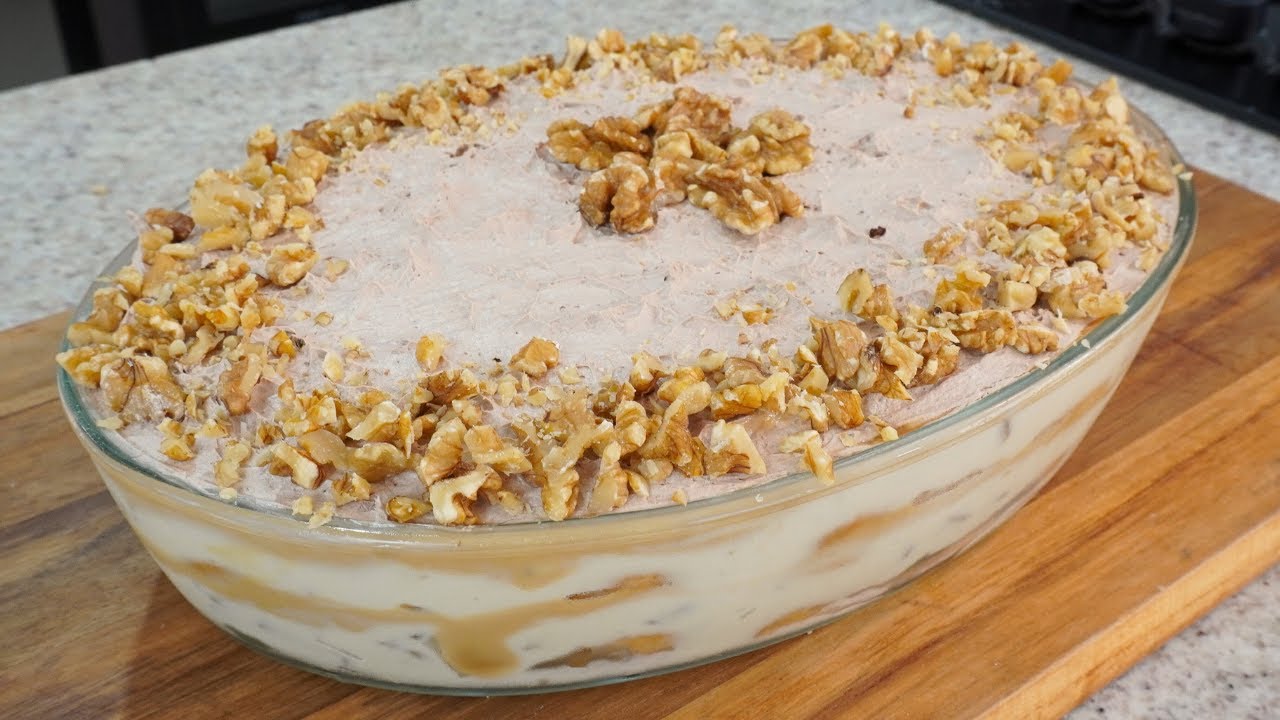 A CARA DO NATAL! Pavê de Nozes com Doce de Leite