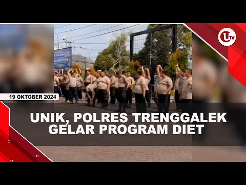 PULUHAN POLISI GENDUT DI TRENGGALEK IKUTI PROGRAM DIET  | U-NEWS