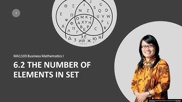 6.2 THE NUMBER OF ELEMENTS IN SET