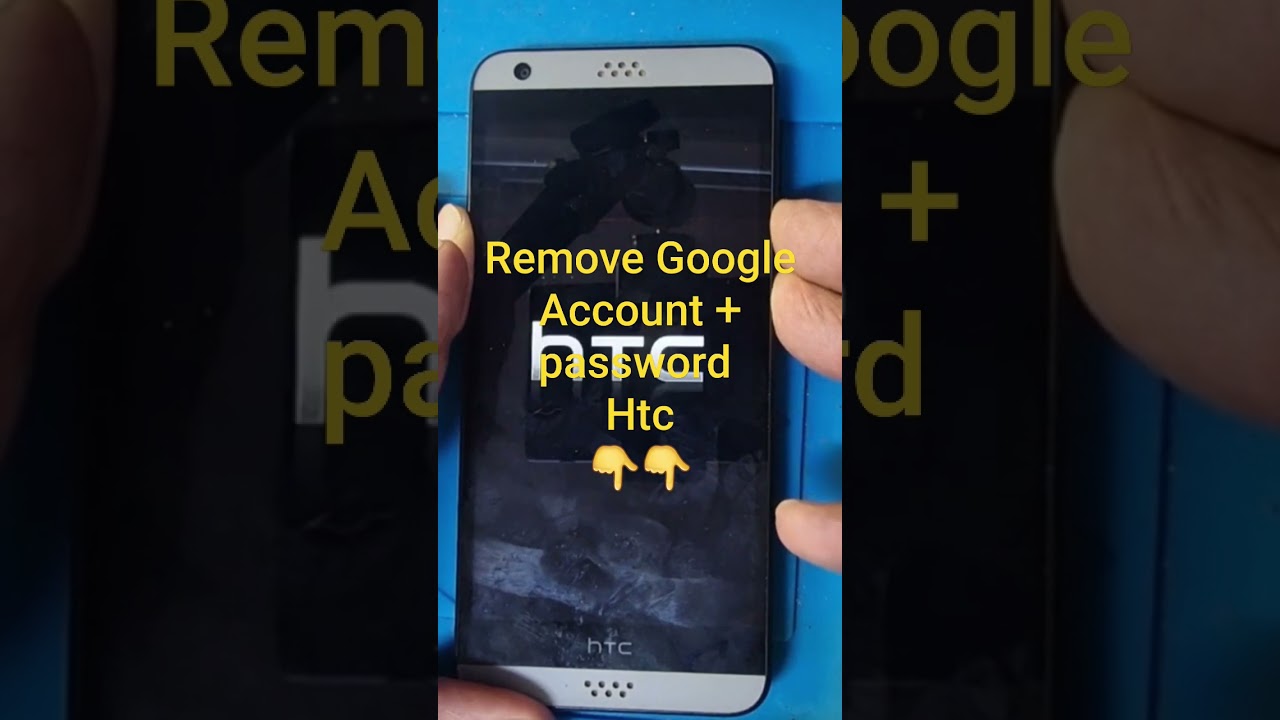 Remove Google Account + password htc