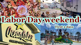 Labor Day Weekend | Ocean Lakes Family Campground | First 2 Days | Vlog 2025