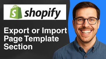 Hoe u een paginasjabloonsectie exporteert of importeert naar uw Shopify-winkel [eenvoudige handle...
