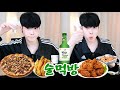 술먹방 라이브 피자나라치킨공주 먹방 술방 라이브 피나치공 양념치킨 스파게티