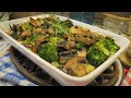 GRATIN DE BROCOLI champignons de Paris, léger, facile - Mère Mitraille - Gourmandises TV