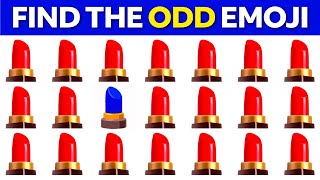 FIND THE ODD EMOJI OUT to Win this Quiz! | Odd One Out Puzzle | Find The Odd Emoji Quizzes screenshot 1