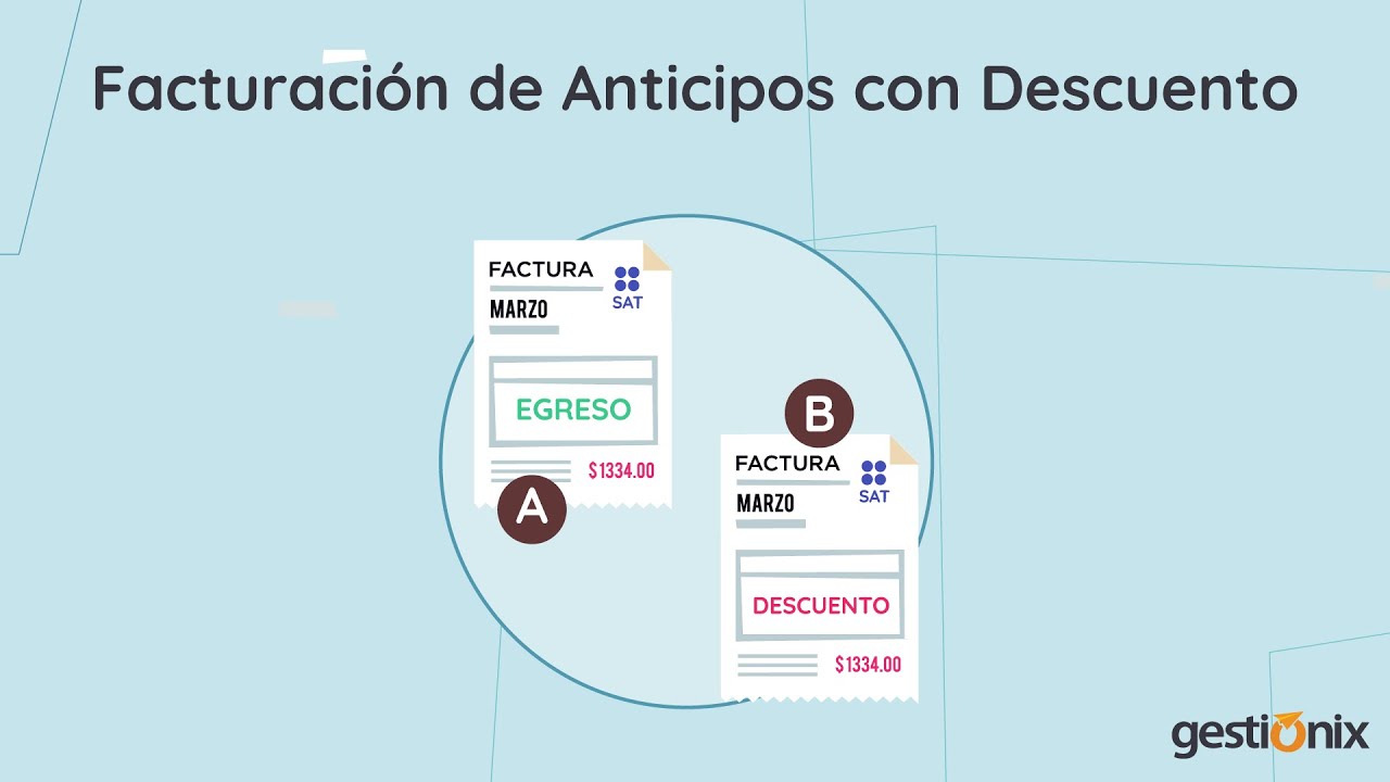 Facturación de Anticipo con Descuento YouTube Facturación de Anticipo con Descuento YouTube
