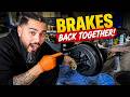 RV suspension repairs update in the RV shop