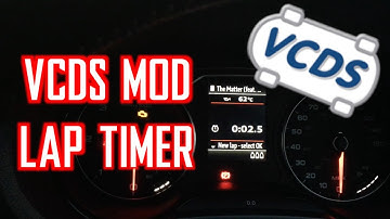 AUDI A3 2013 8V - LAP TIMER VCDS MOD