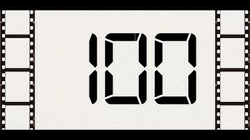 Countdown from 100 to 0 (Retro)