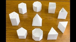 六角形のかわいい小物入れの作り方－A4用紙で作る折り紙