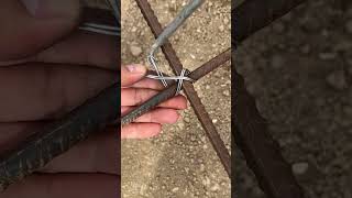 The Fastest Way to Tie Rebar Using a Simple Wire Hook Tool
